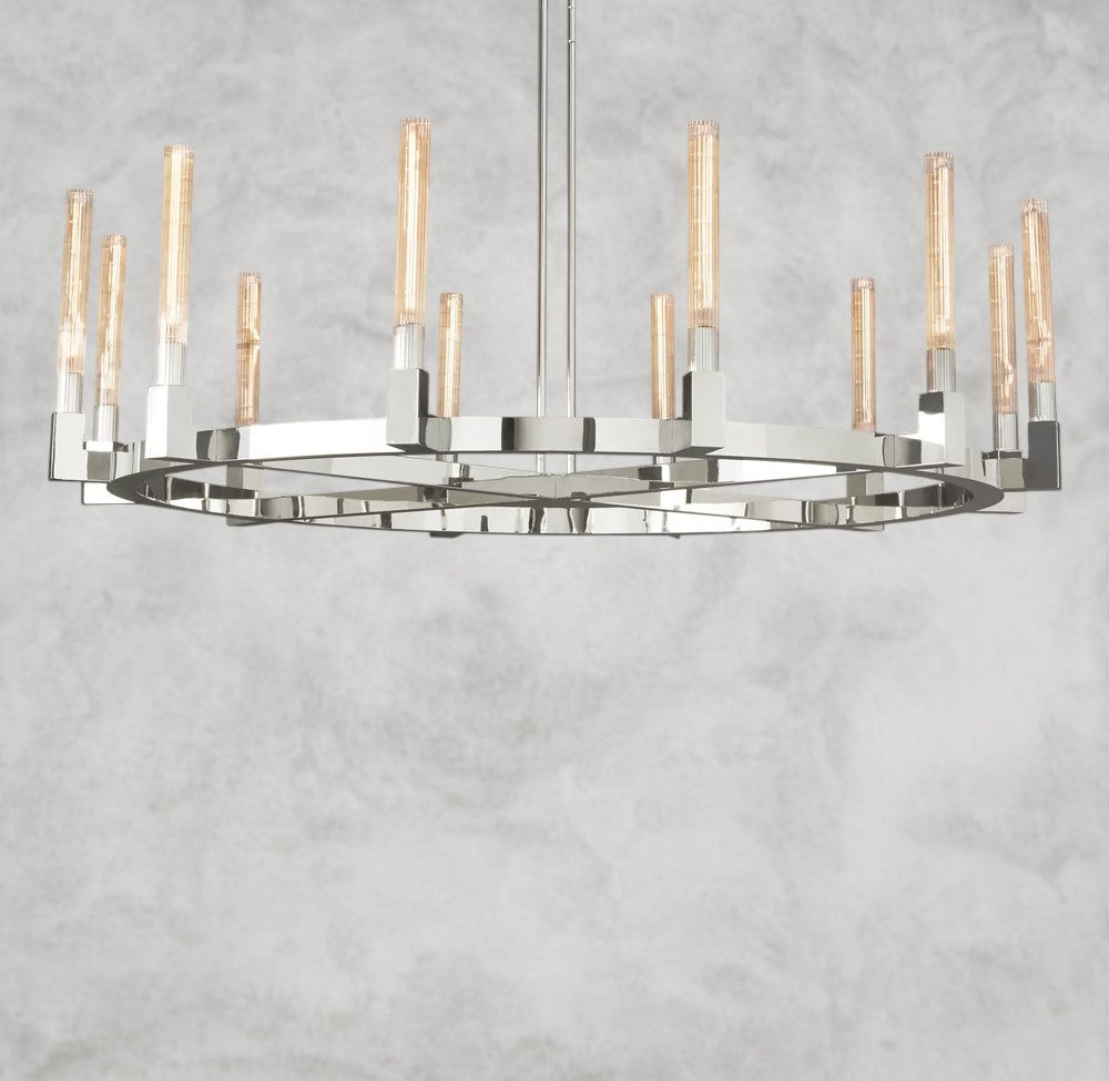 CANNELE ROUND CHANDELIER 36", 48", 60", 72"